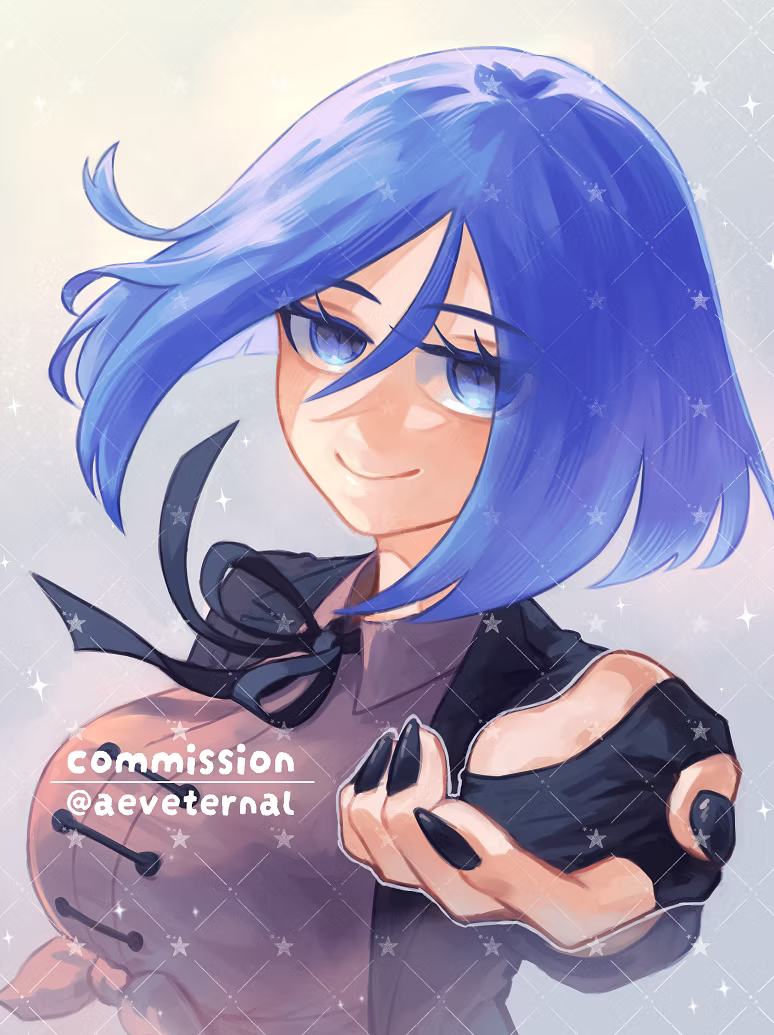 Character print of Evelyn from the Duke of Death and His Maid