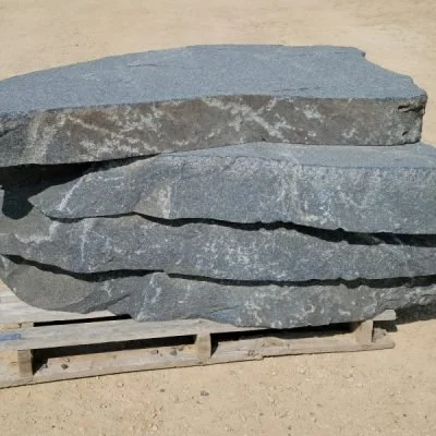 Black Granite Rustic Steps