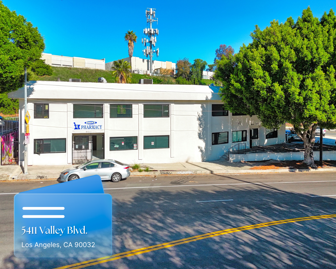Prime medical office opportunity minutes from I-10/I-710 with excellent visibility across from Cal State LA, featuring a built-out layout with 13 exam/office rooms, reception area and rare dedicated parking — ideal for clinics, specialty practices or