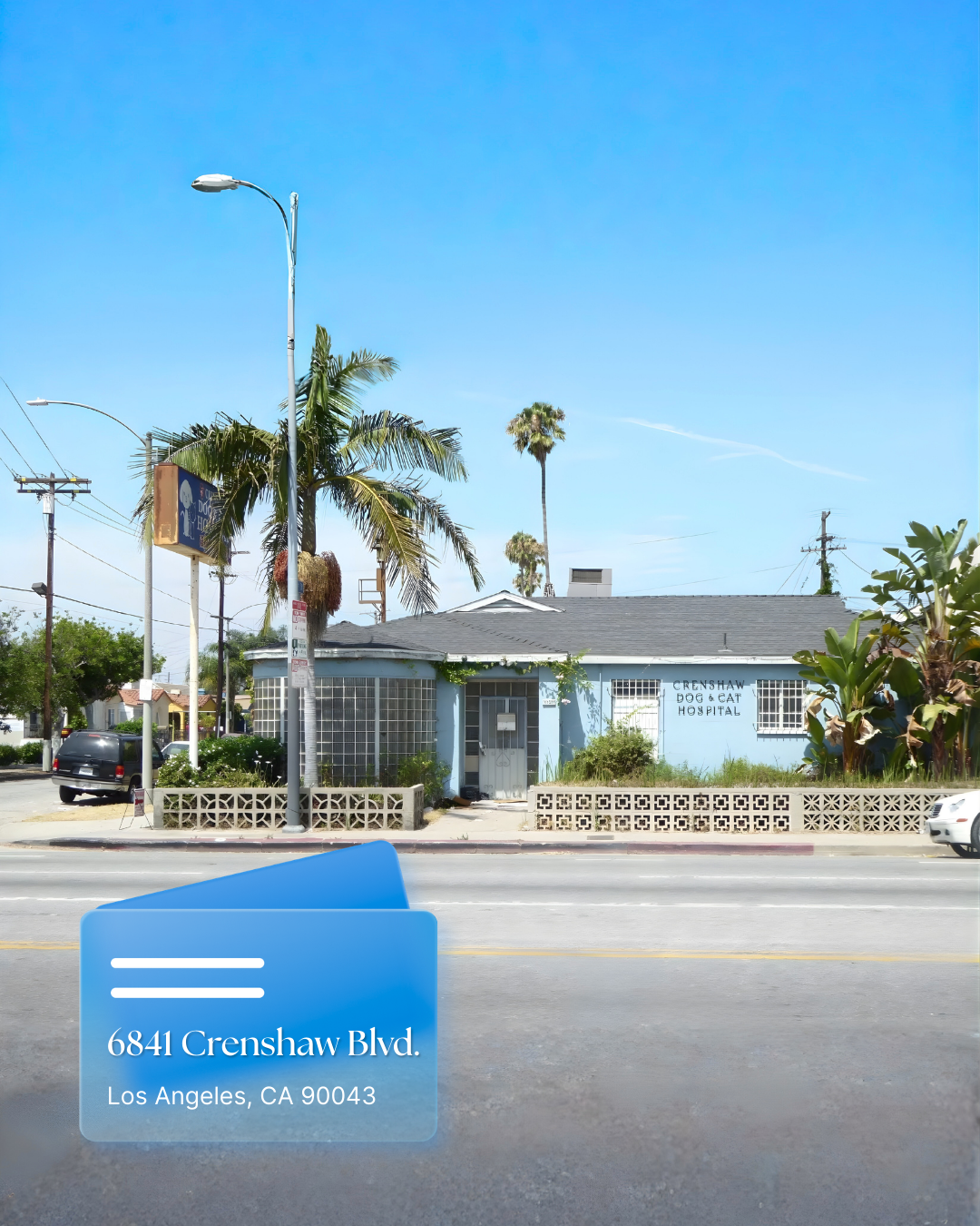 Prime investment location on the hard-signalized corner of Crenshaw Boulevard in the heart of the rapidly developing Crenshaw Corridor — designated Opportunity and Enterprise Zone with high visibility, strong traffic, transit access and significant c