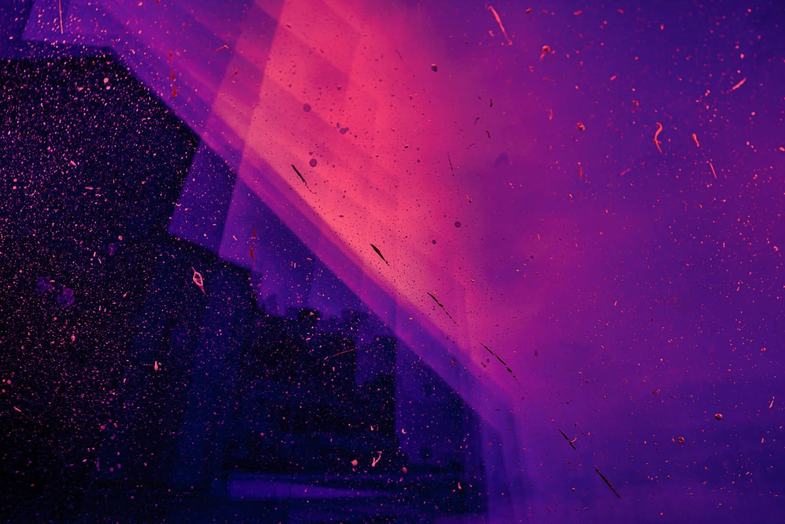 Colorful abstract purple and pink soft angles