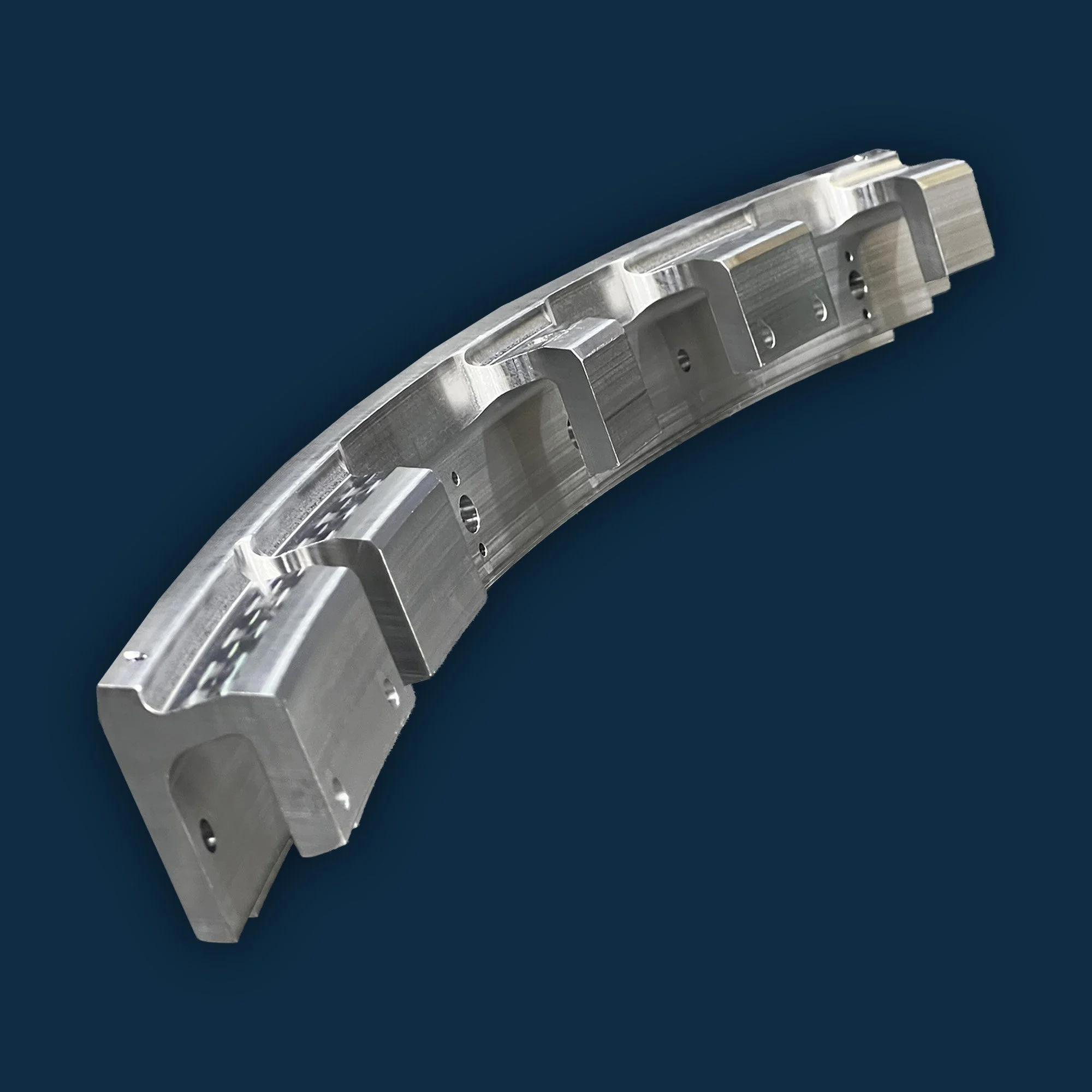 Bracket 16” length. Machined from solid Inconel 718.