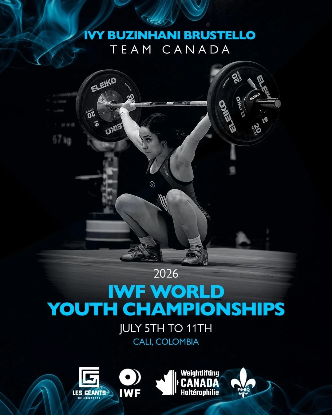 Ivy sera en action au championnat du monde jeunesse aujourd&rsquo;hui &agrave; 19:00 (heure du Qu&eacute;bec).

Allez Ivy! Nous sommes vraiment fiers de toi et nous te supporterons &agrave; chaque lever. 👊

@federationhalterophiliequebec 
@weightlif