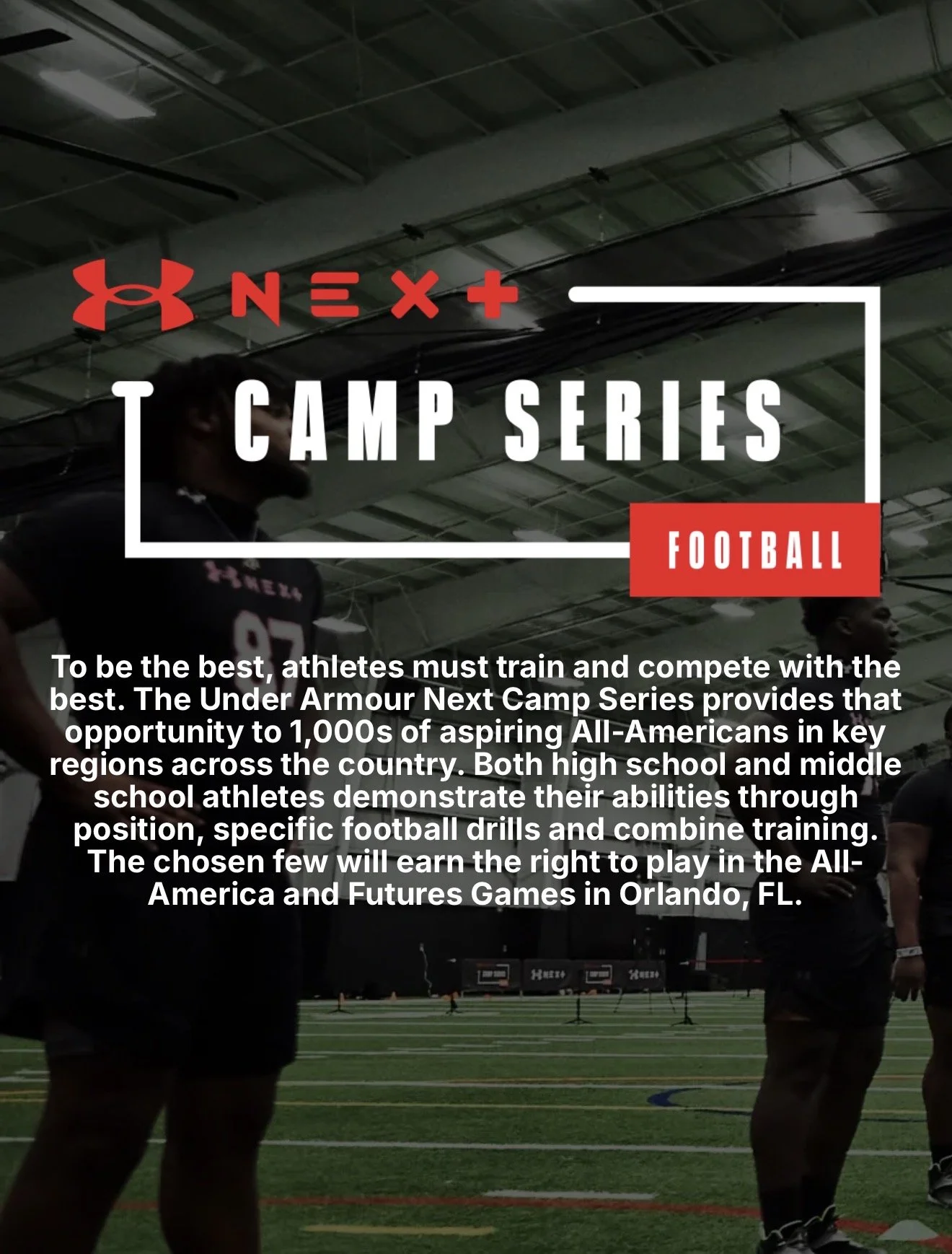 UA Next Camp Series event graphic