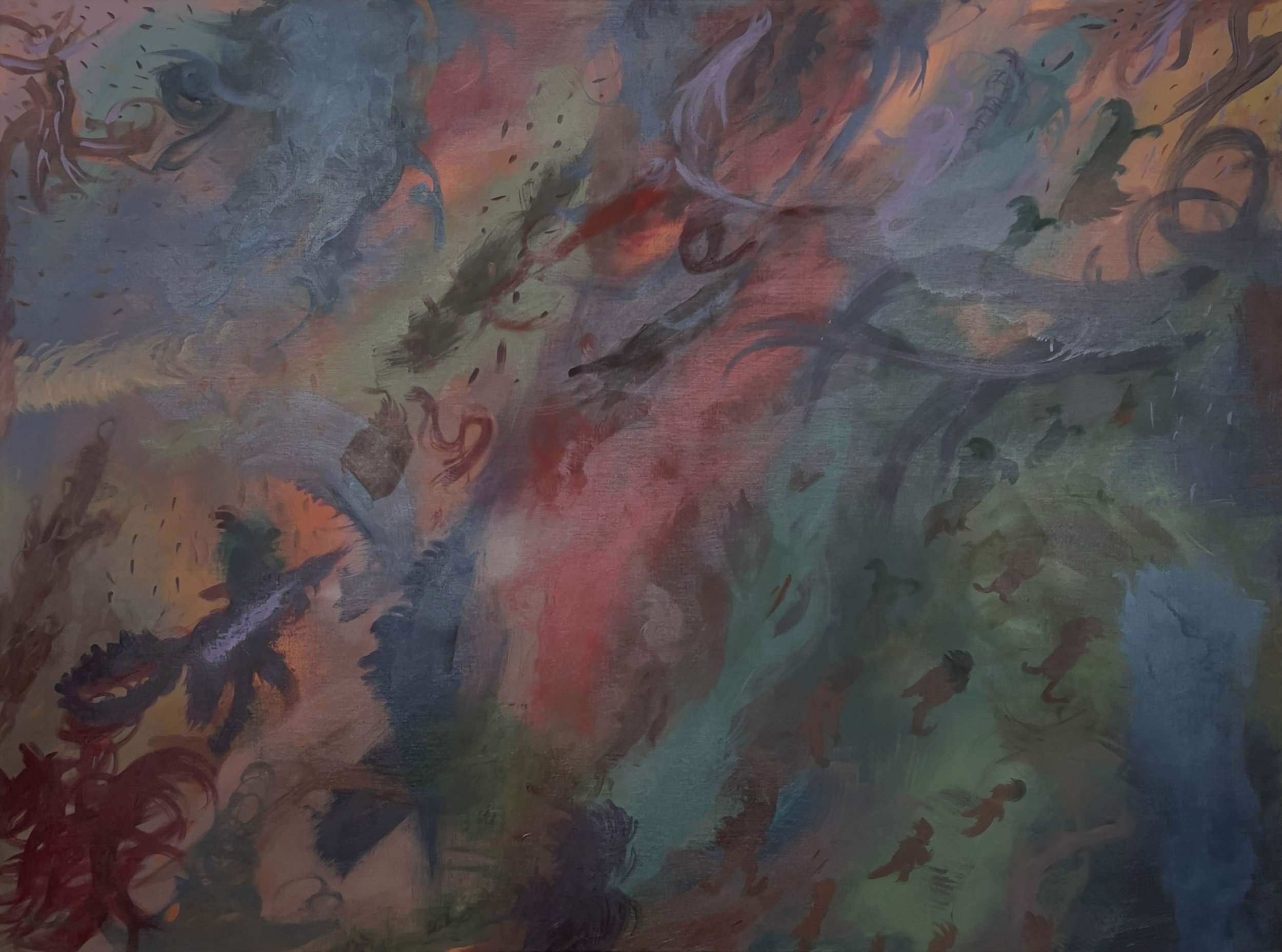 "The Evolution Of Spirits"
Oil on Linen
148x119
2021