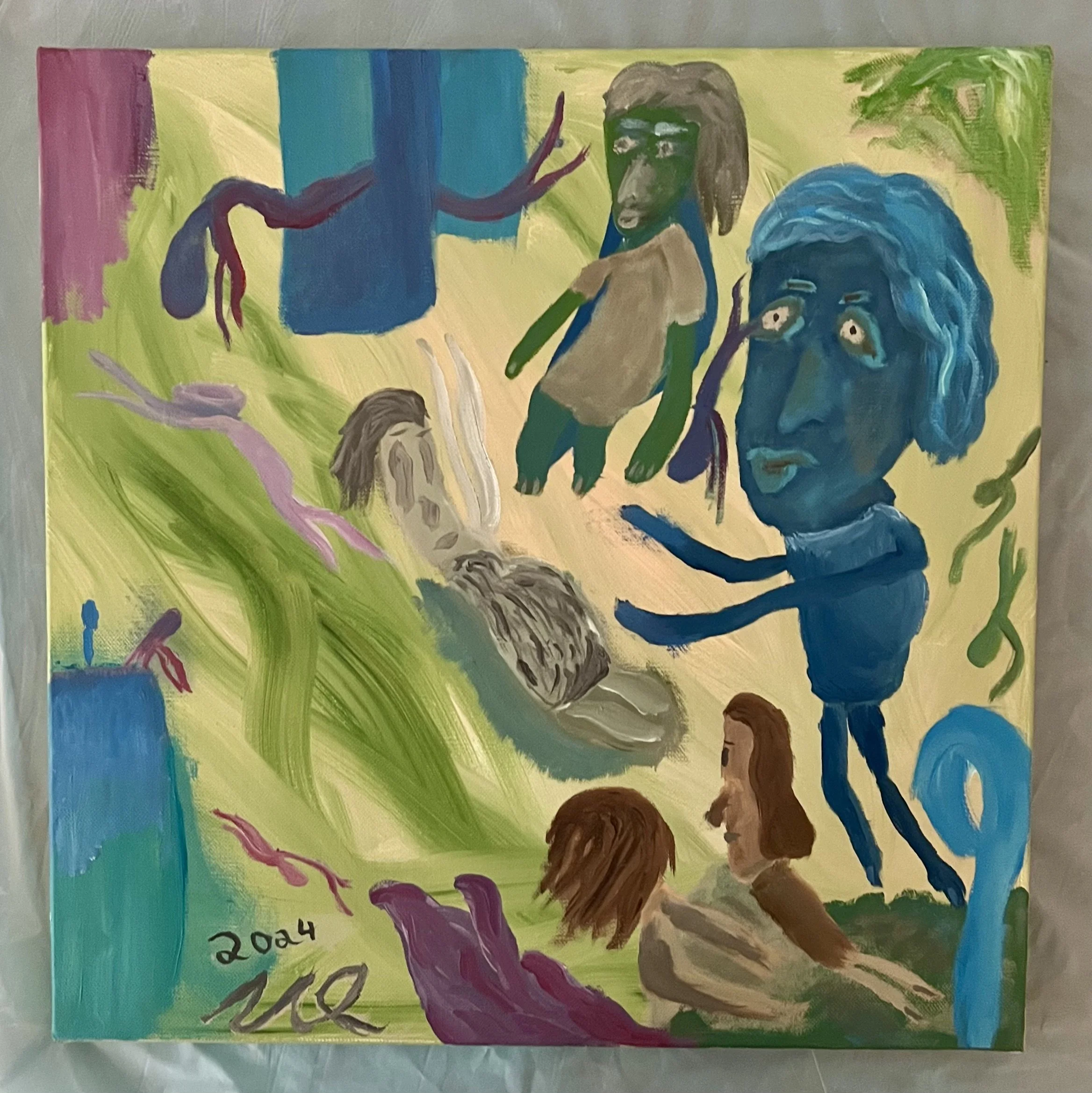 40x40
"Different Side"
Oil  on Linen
2024