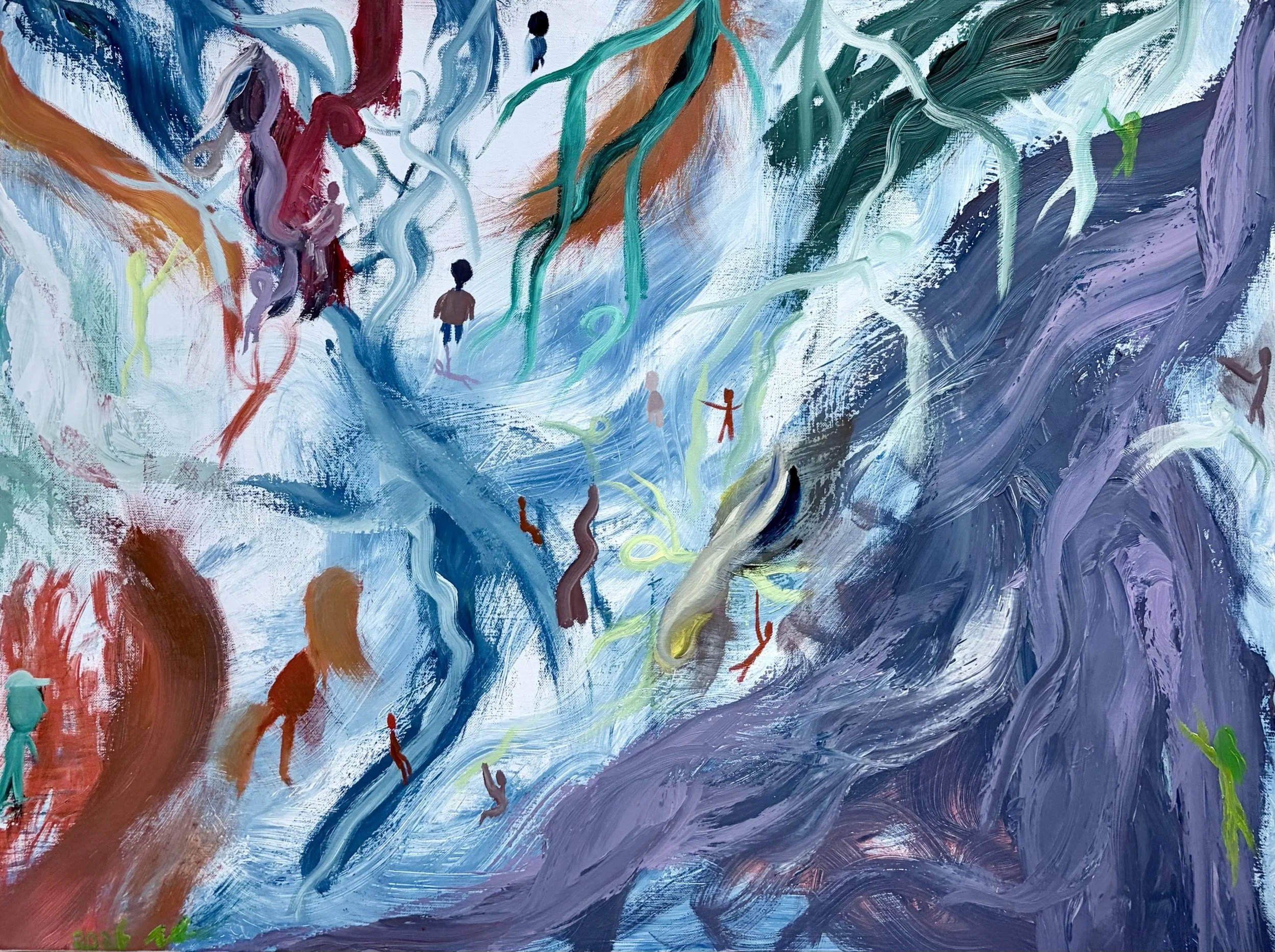 Lines of Depth 
Oil on linen 
81x60
2026