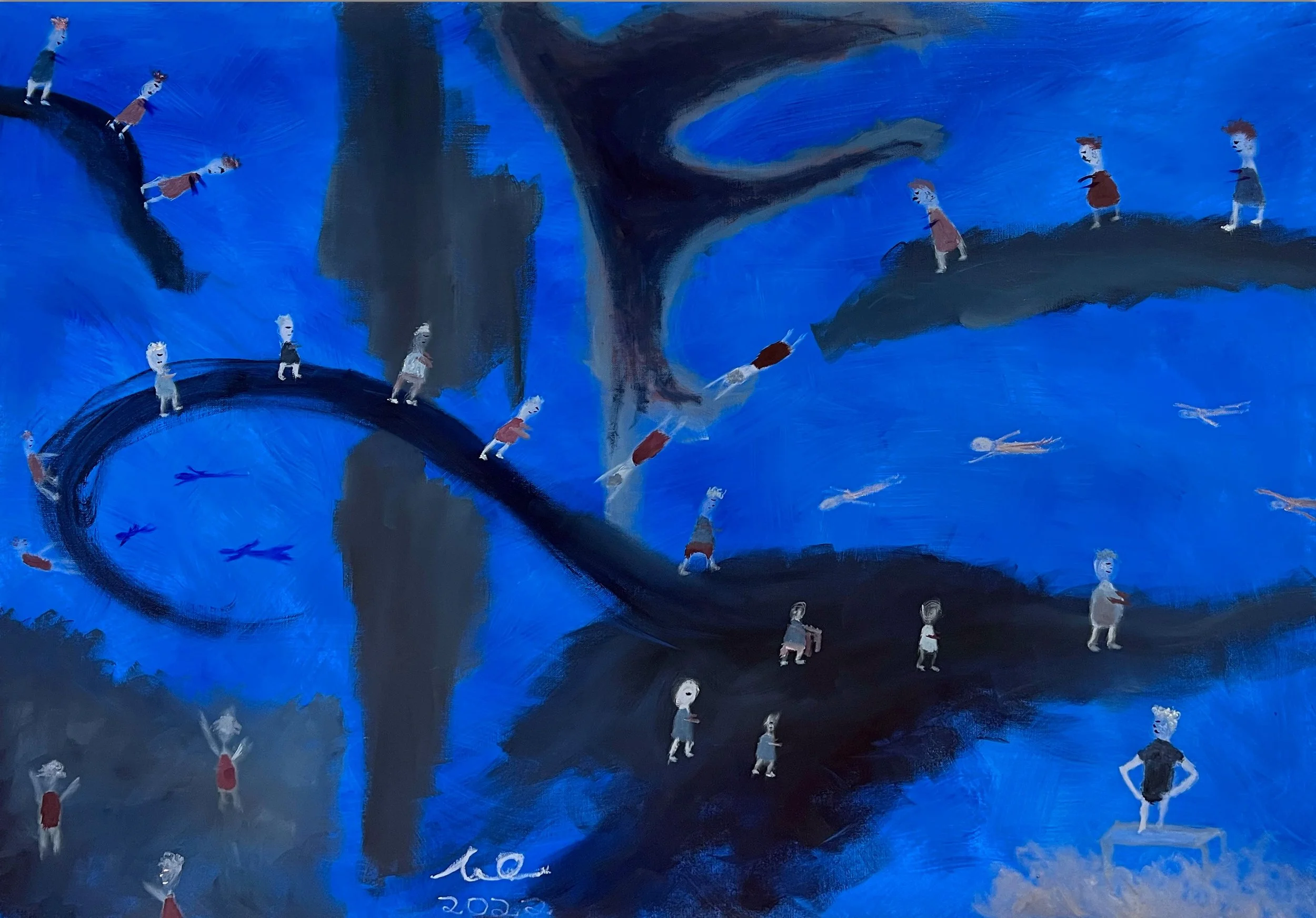 110x90
"Moving 2"
Oil on Linen
2022