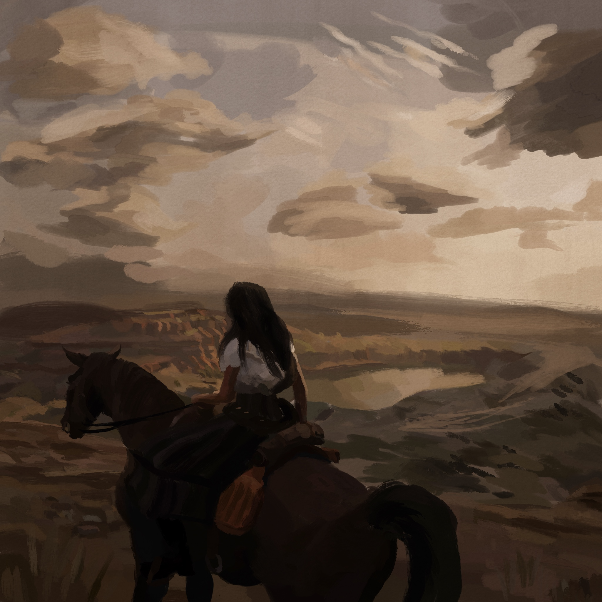 Digital Painting | Inspired by Red Dead Redemption