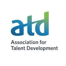 Logo of the Association for Talent Development with the letters 'atd' in blue and green, and the full name written below.