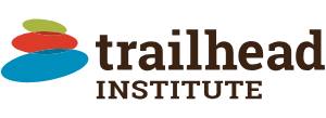 Trailhead Institute logo with colorful stacked oval shapes and text