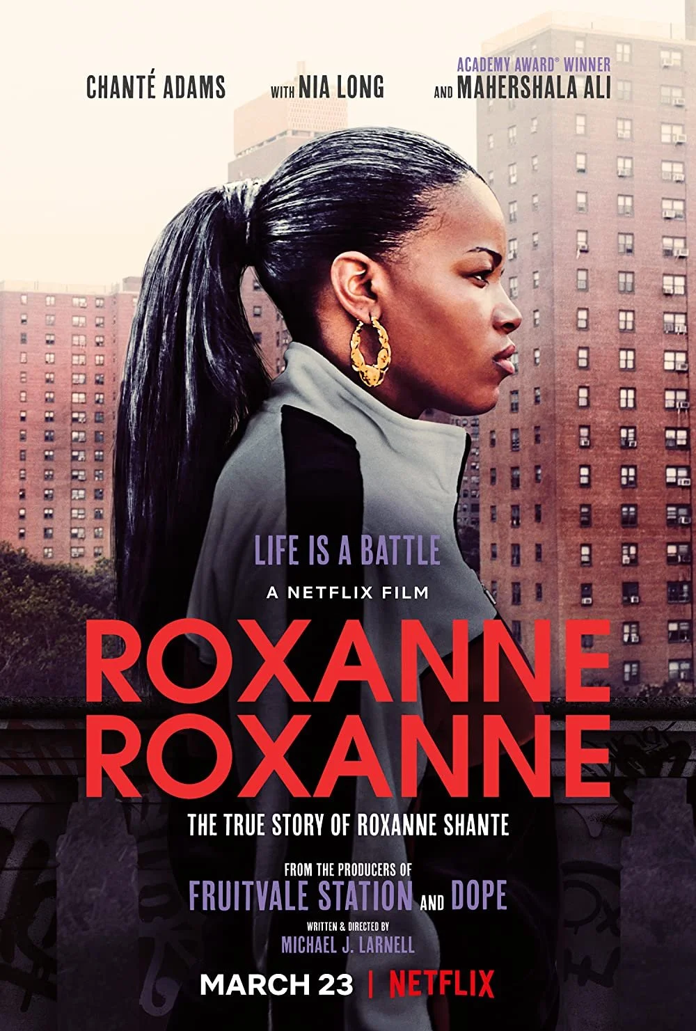 Roxanne Roxanne (2017) Chante Adams Nia Long.jpg