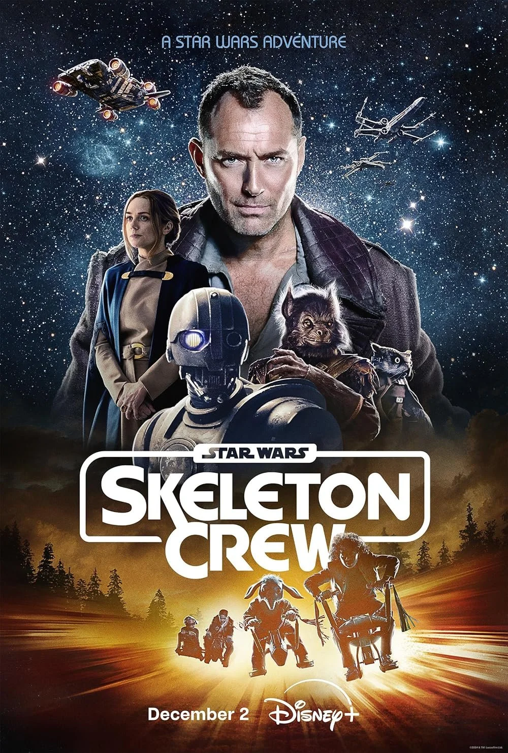 Star Wars - Skeleton Crew - Season 1 (2024) 3 DVD Set 8 Episodes.jpg