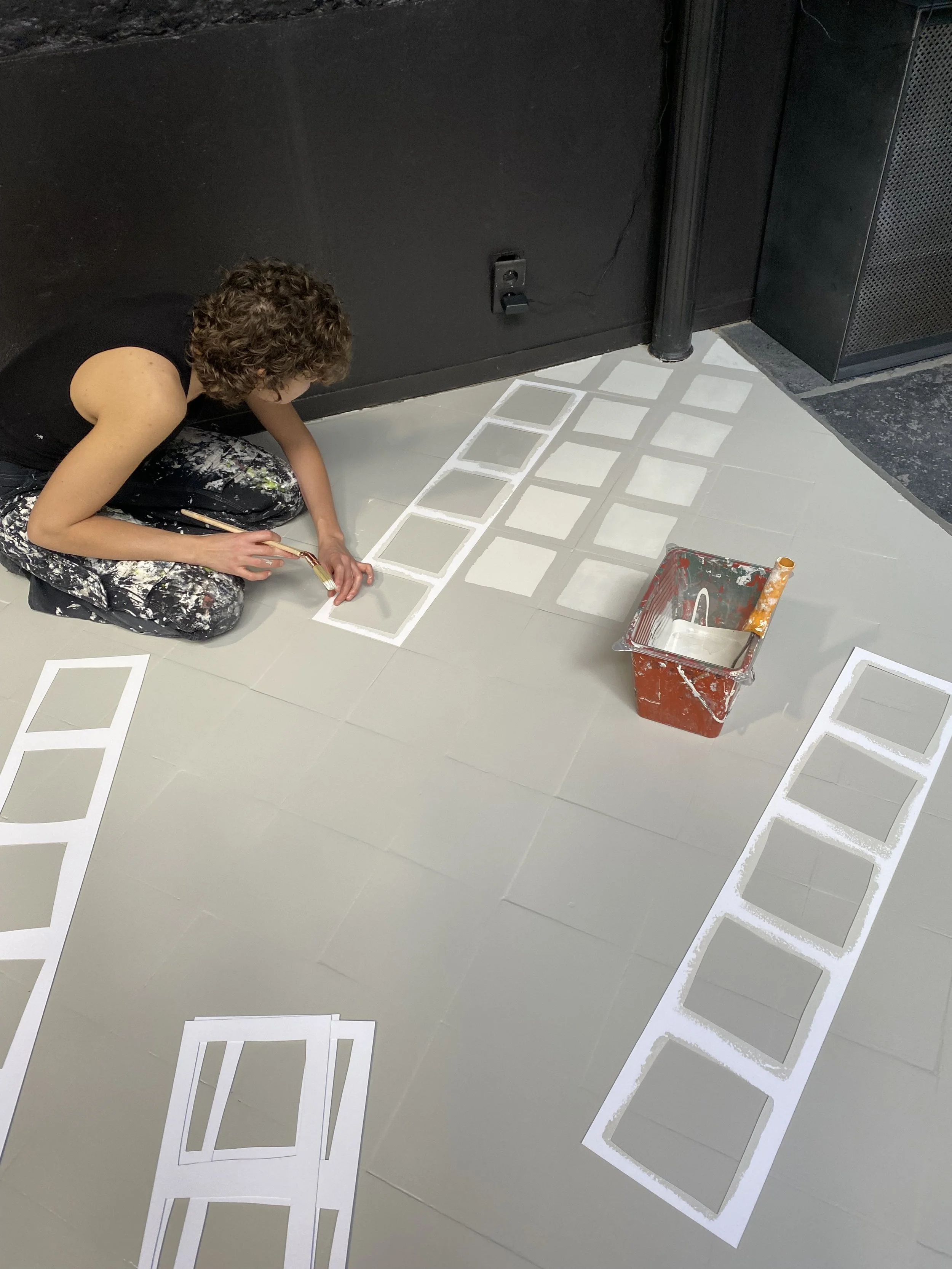 stijl- patronen schilderwerk