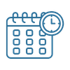 Icon of a calendar
