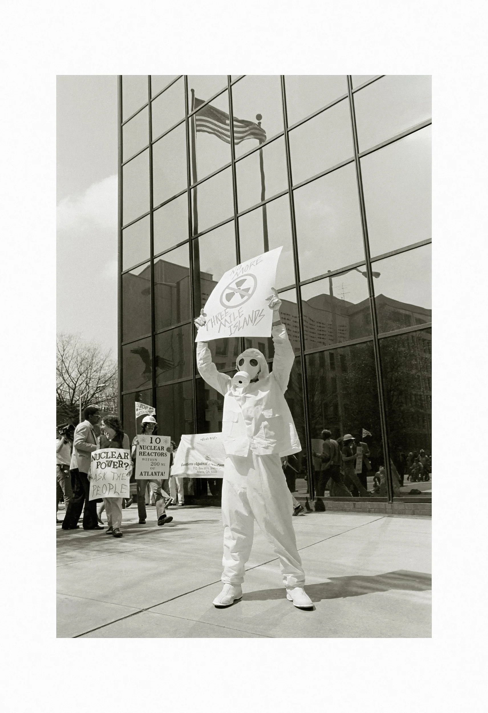 Anti-Nuclear Protestor NRC Headquarters, Atlanta, 1981