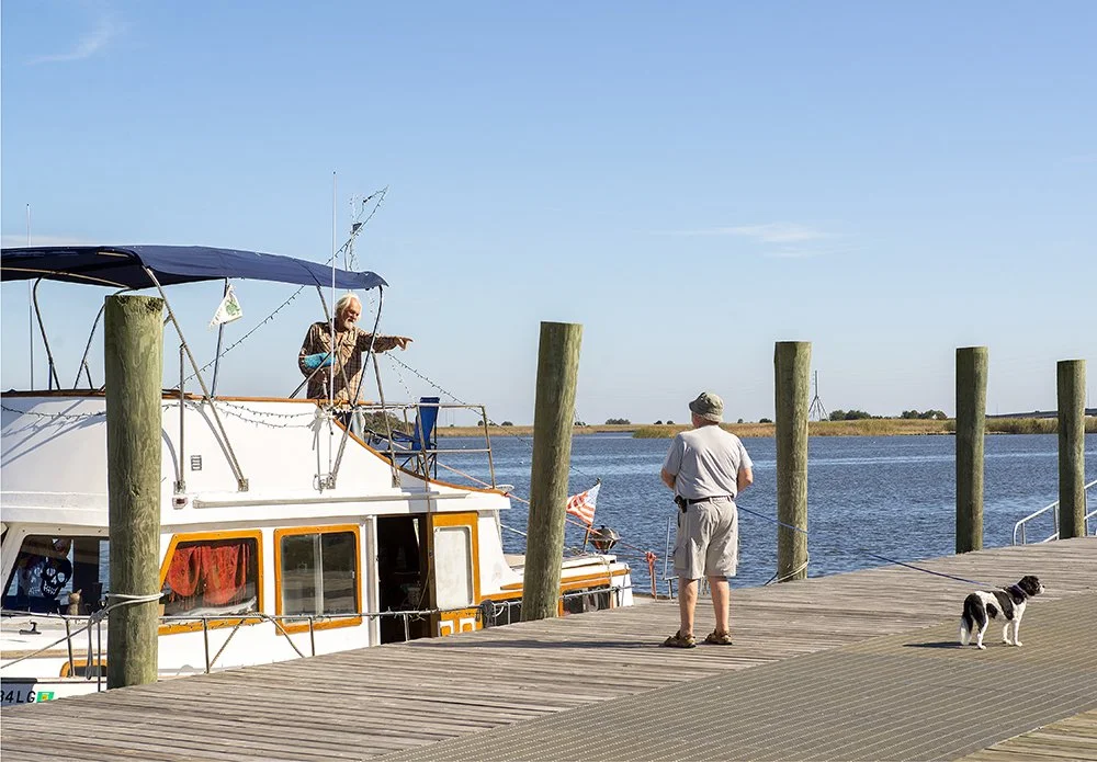 Men with Dog.Battery Park. Apalachicola FL F.jpg