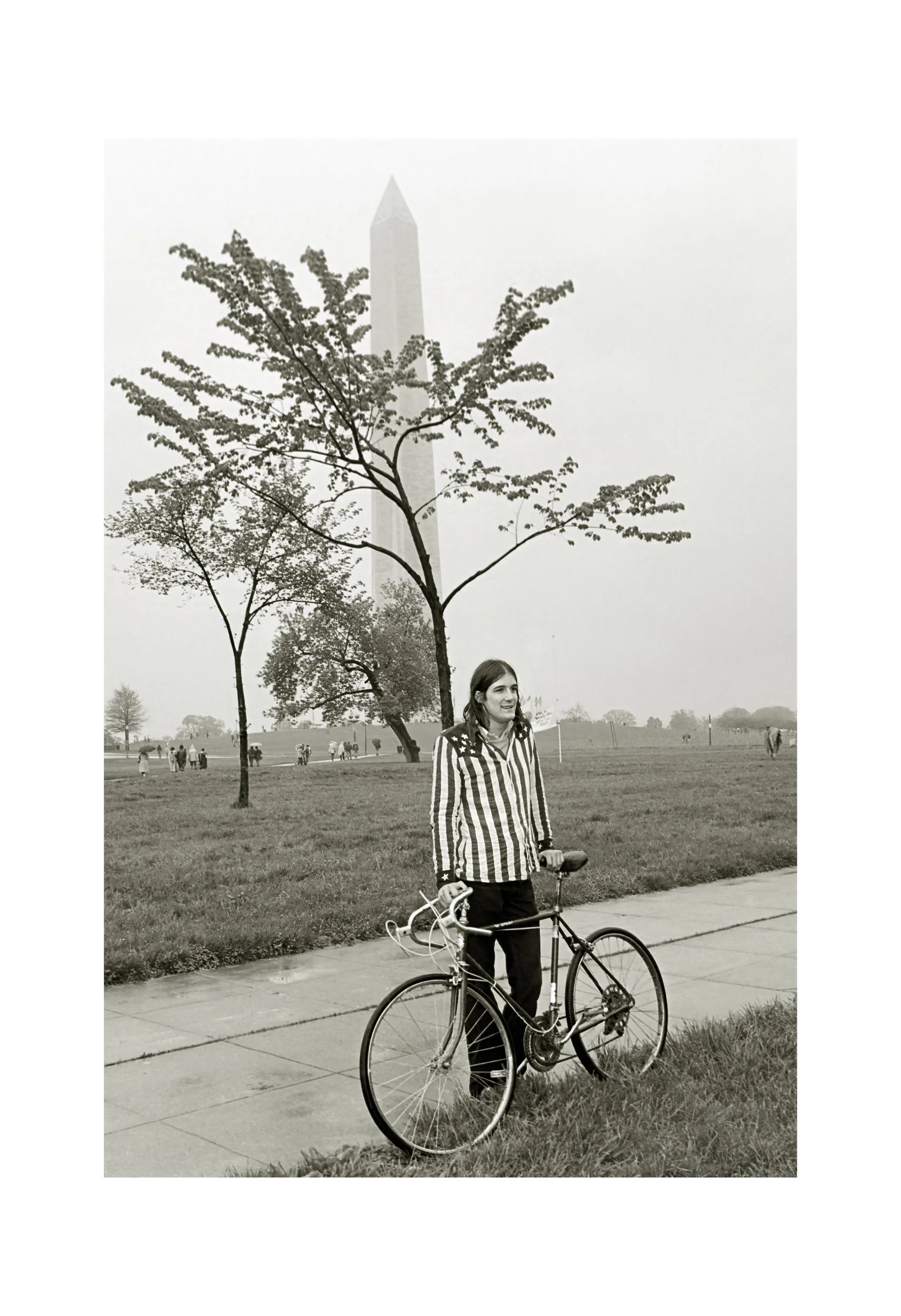 Young Man in Flag Shirt, March on Washington, 1979