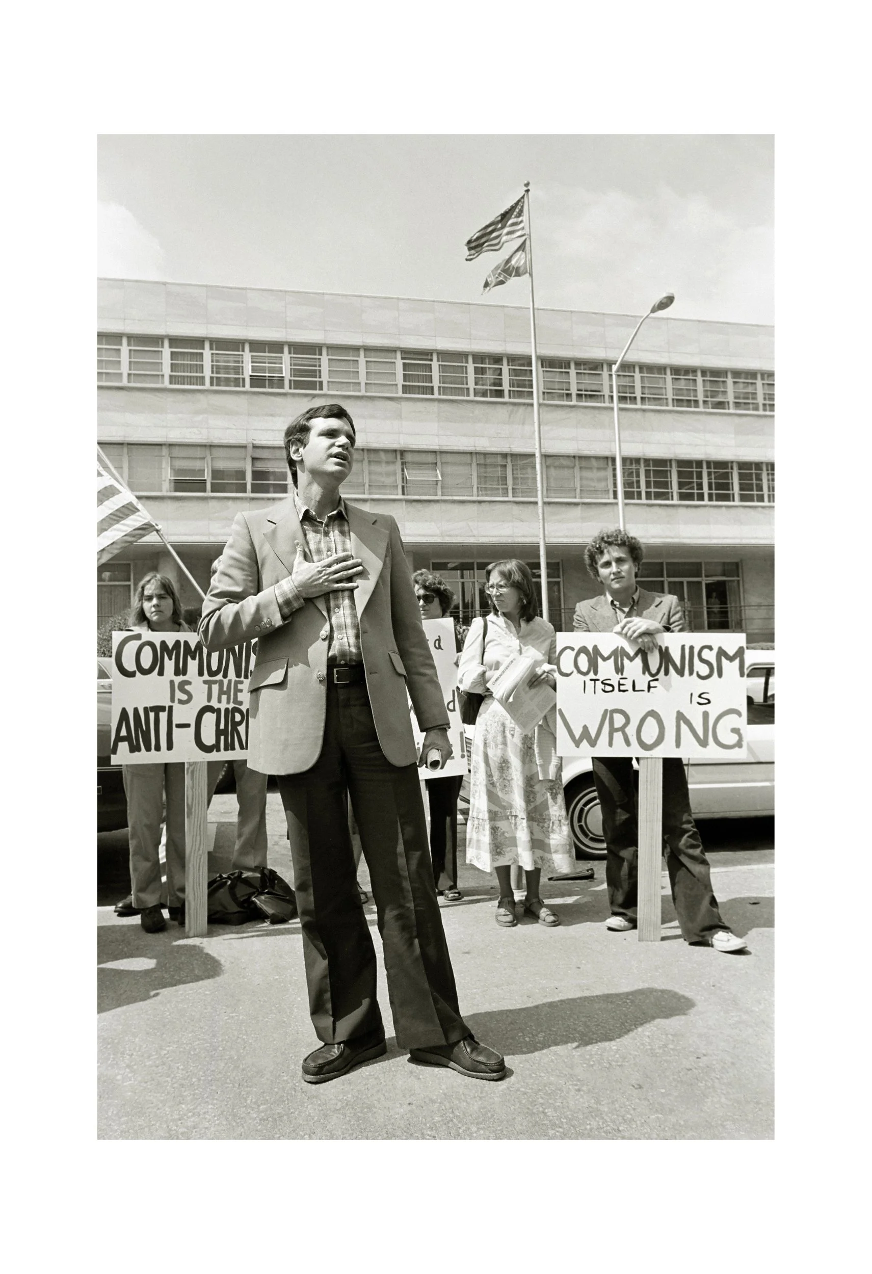 Moonies Counter Protest, May Day 1980, Atlanta