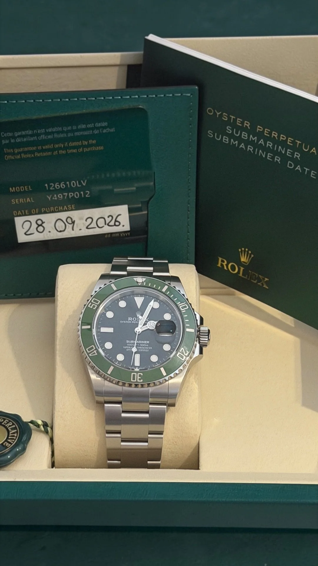 Rolex Submariner Date – Ref. 126610LV