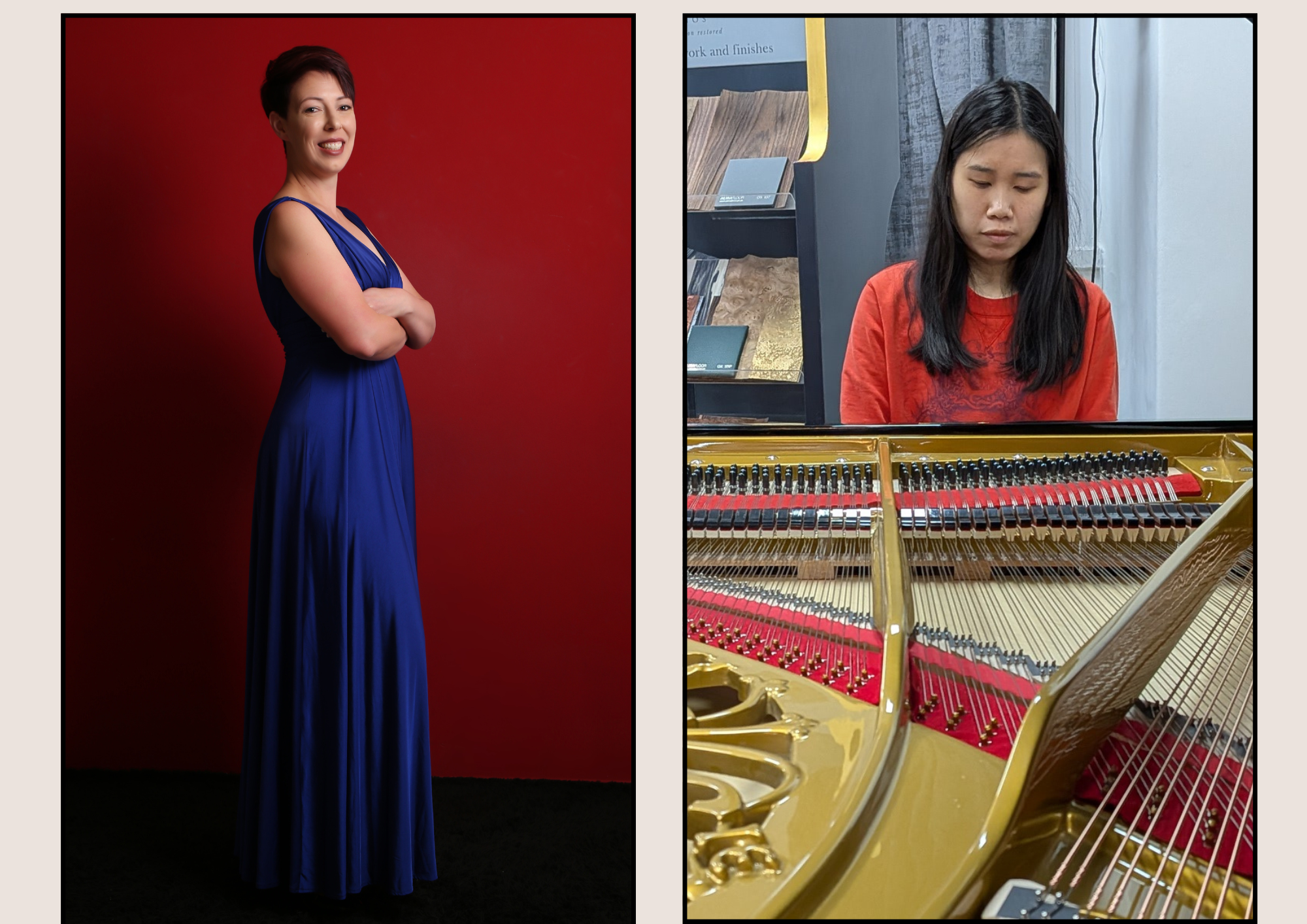 Helen Hughson – singer, Yvonne Cheng – piano