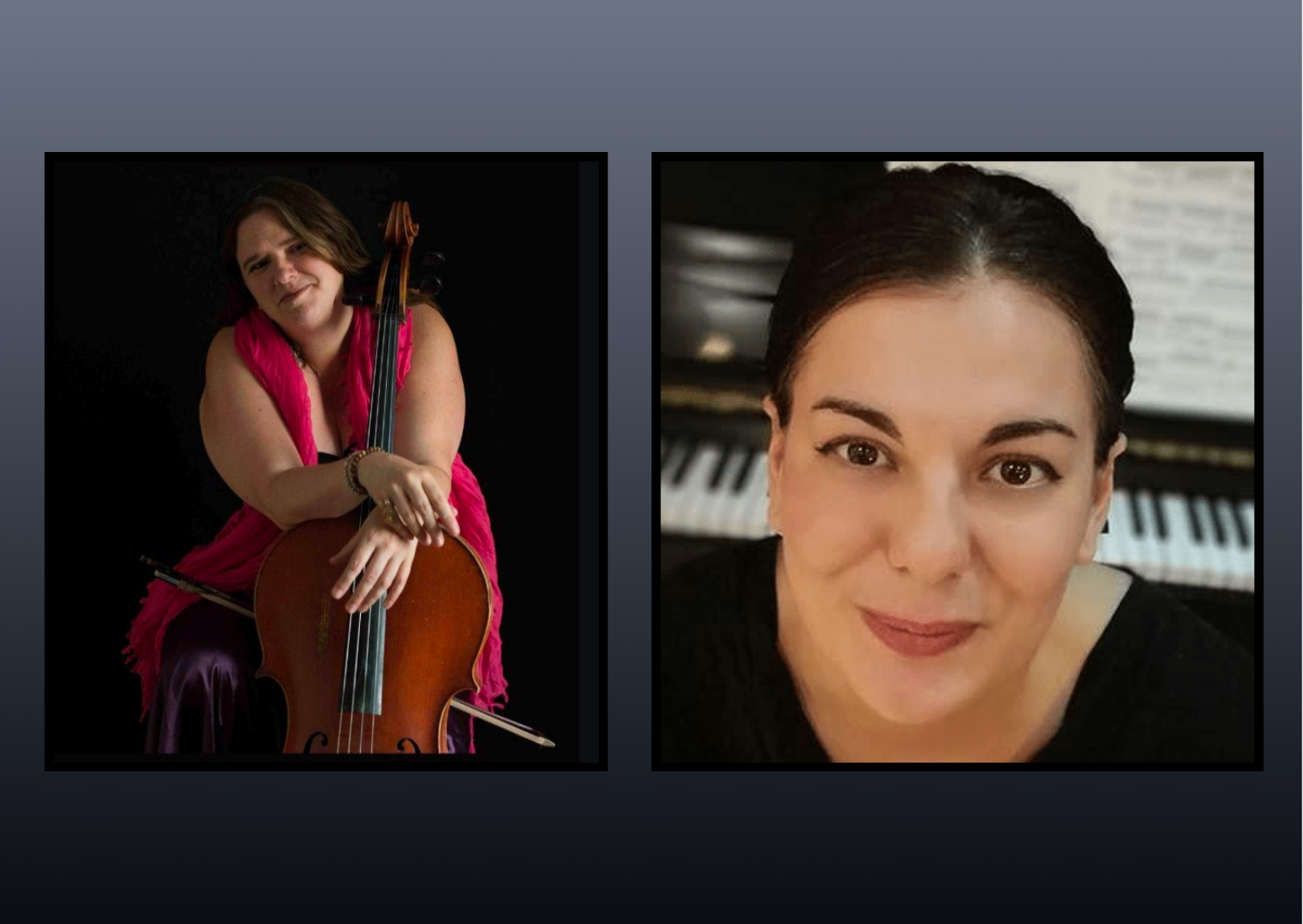 Shirley Smart – cello, Inja Stanovich – piano