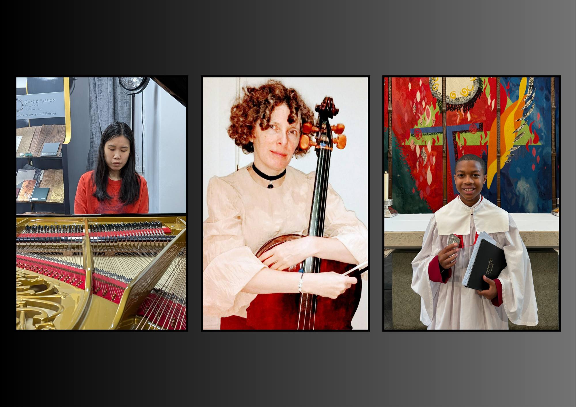 Tabitha Tucket – cello, Yvonne Cheng – piano, feat. Malaki Conteh – singer