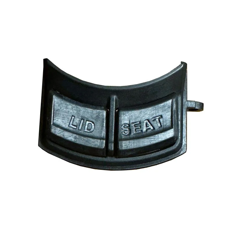 Une pièce en plastique avec des inscriptions LID et SEAT.