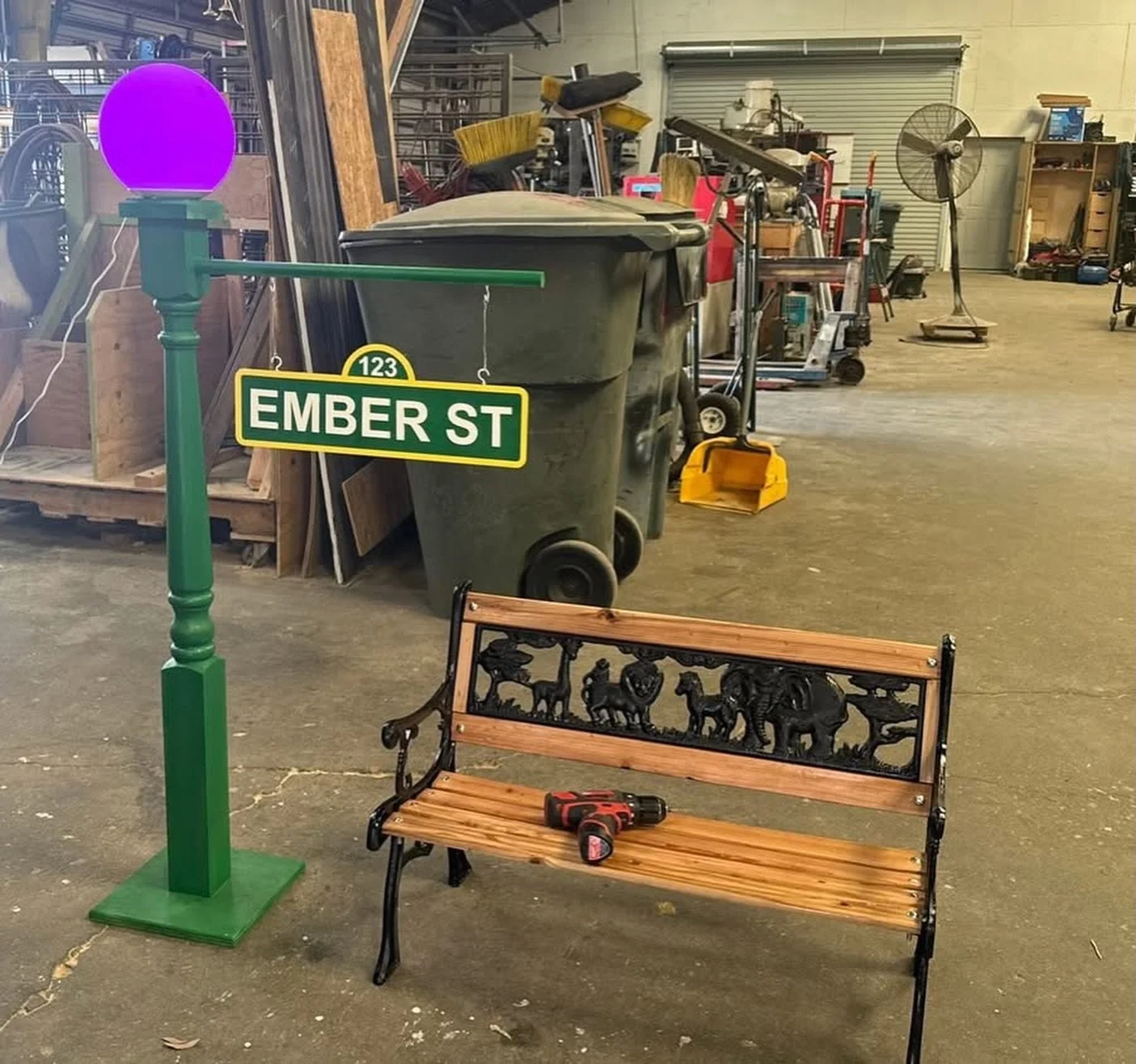 This is what Made at 757 Makerspace looks like.

Custom laser cut sign. Restored cast iron bench. New wood slats. Built lamp post. One CAD file turned into a full Sesame Street inspired birthday backdrop.

Your idea deserves a real shop.

Project by: