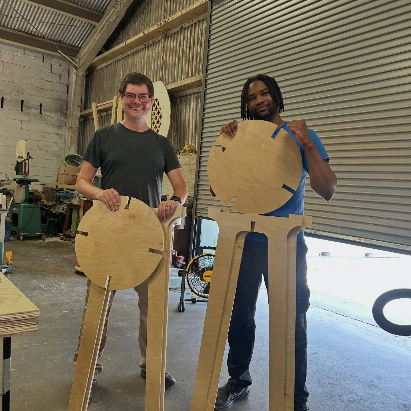 A student in our CNC class said they needed a table.

So we designed one. Together. Live. Then cut it on the ShopBot and assembled it the same day.

Every person left with a piece of furniture they helped design and built themselves.

That&rsquo;s wh