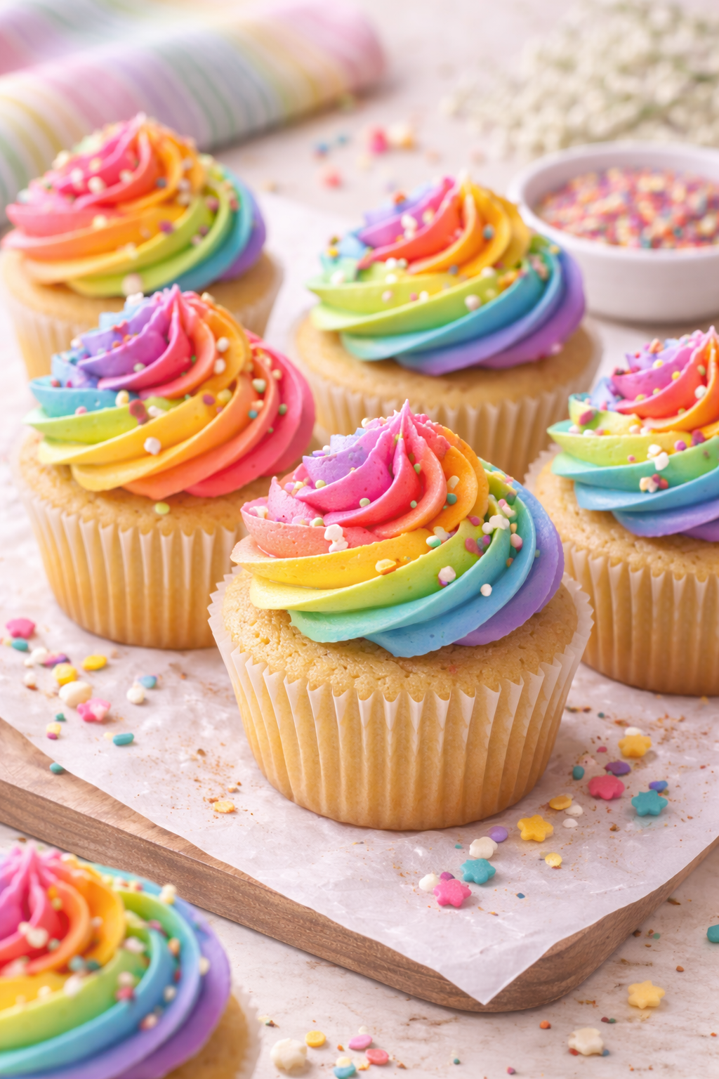 Pronoun- Friendly Vanilla Cupcakes