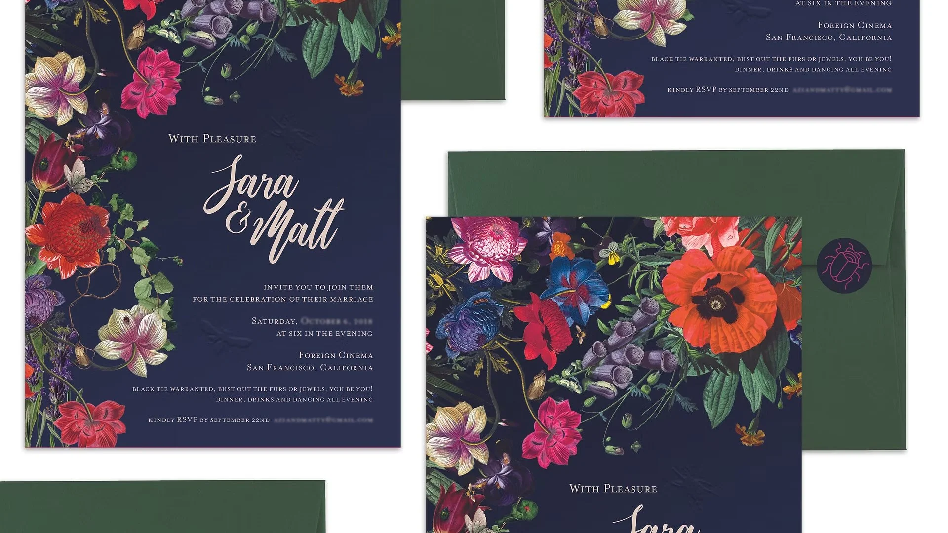 Baroque Wedding Stationary