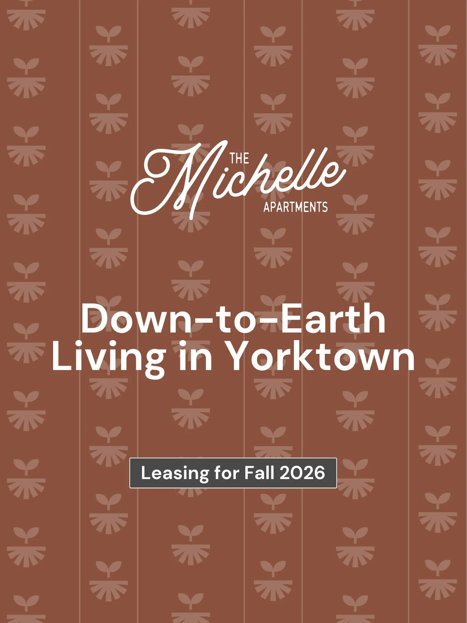 COMING SOON 🌿

Down-to-earth studio, 1 &amp; 2 bedroom apartments in Yorktown, Indiana.

Join the waitlist and be the first to move in: themichelleyorktown.com #yorktownindiana #yorktownin #yorktown