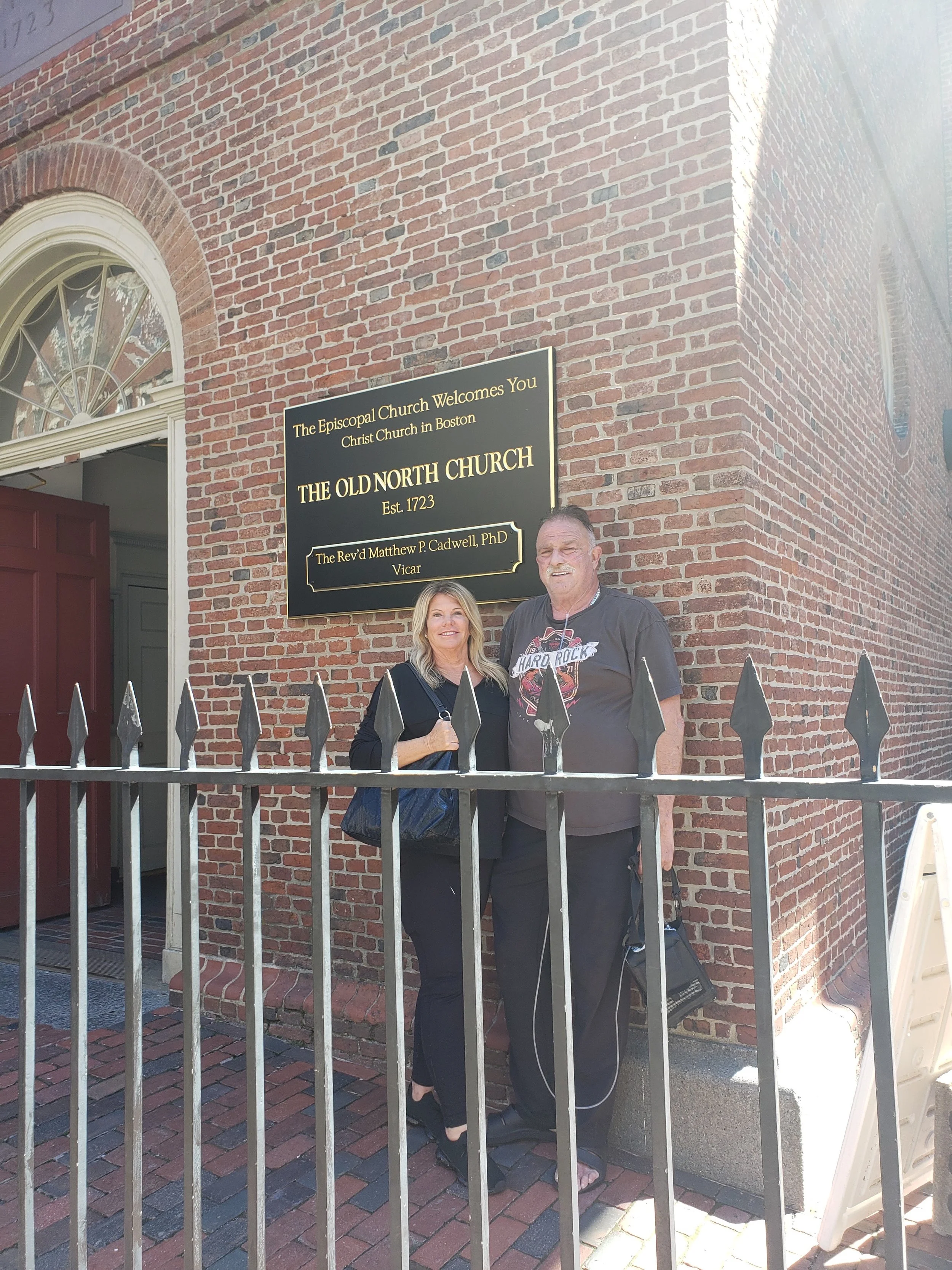 Guests at The Old North Church, Boston's North End
