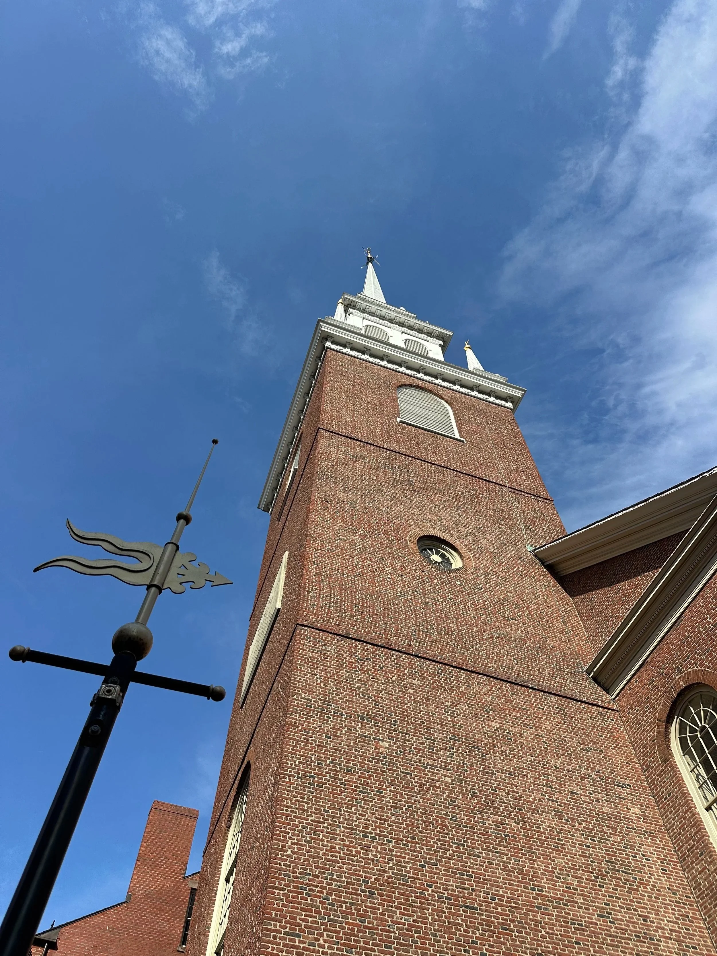 Old North Church on Boston's Freedom Trail during a private Boston history walking tour