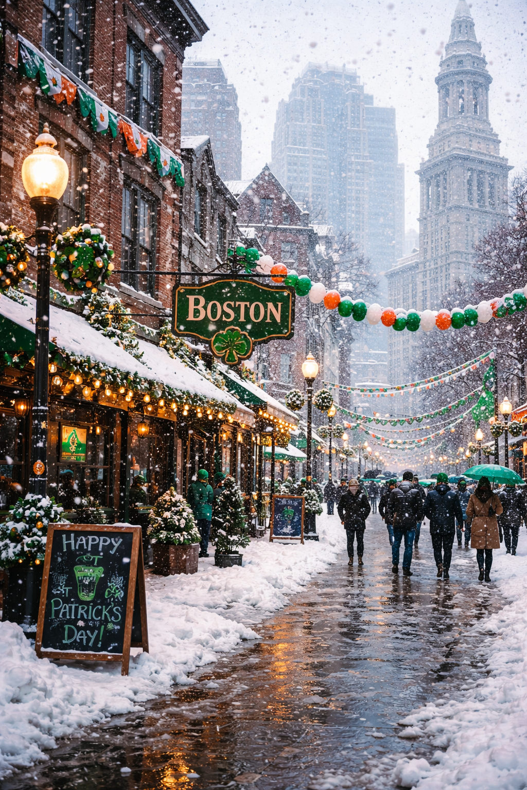 Downtown Boston St. Patrick's Day Parade