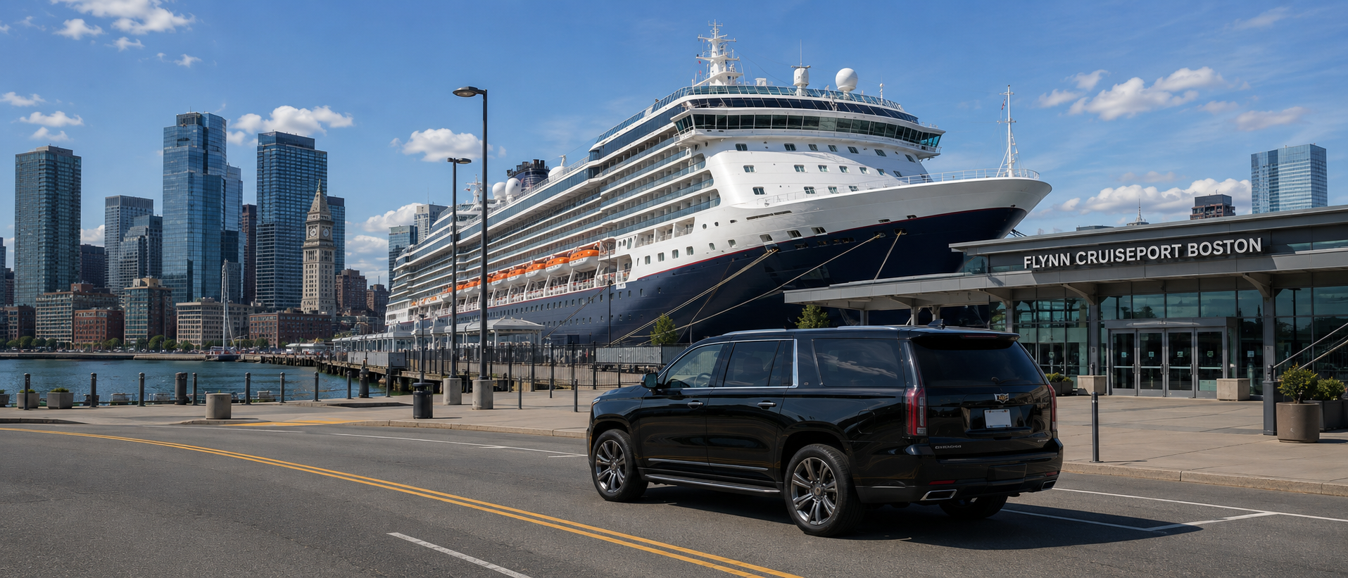 Cruise Ship and Private Car Pickup