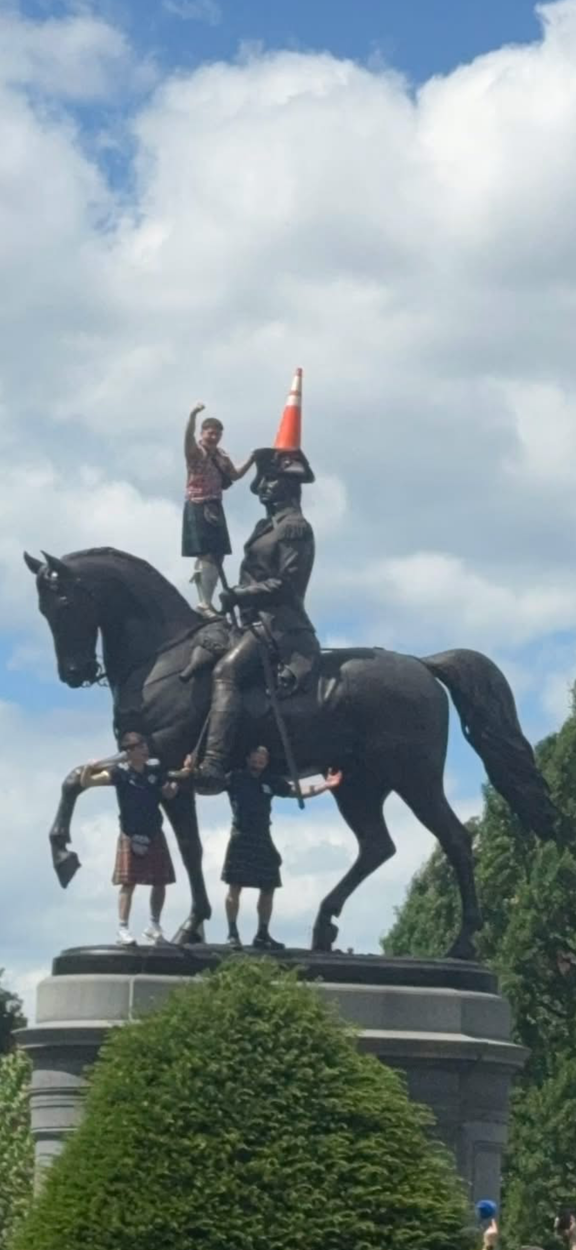 Scottish Football supporters in Boston during the 2026 FIFA World Cup