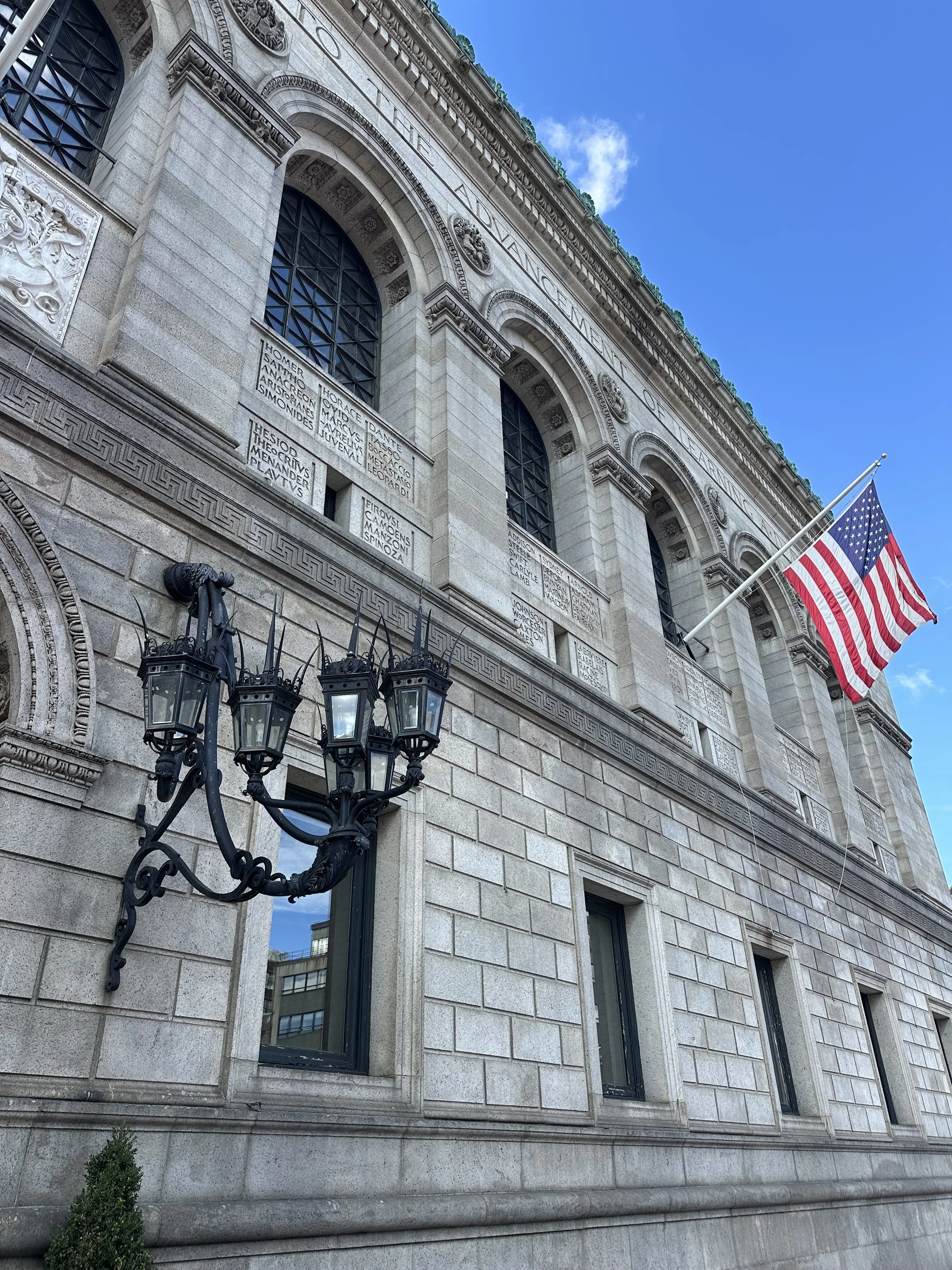 BOSTON PUBLIC LIBRARY COPLEY SQUARE PRIVATE TOUR HISTORIC ARCHITECTURE