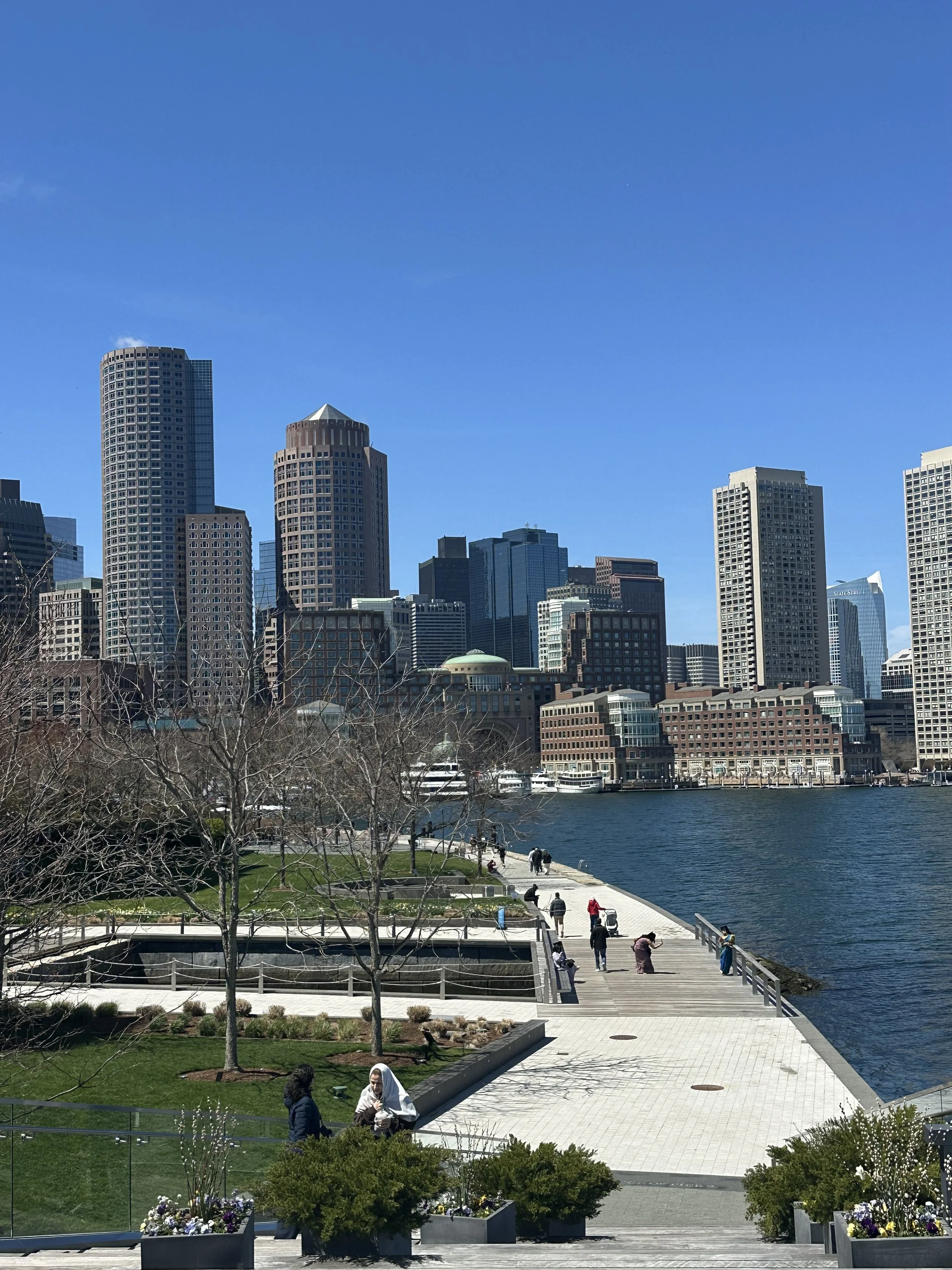 Luxury private Boston tours featuring Rhowes Wharf and waterfront guest experiences