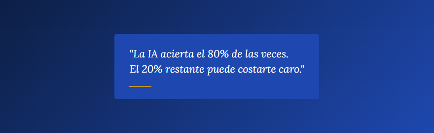 La IA puede transformar el derecho. Pero siempre necesita un humano detrás.
