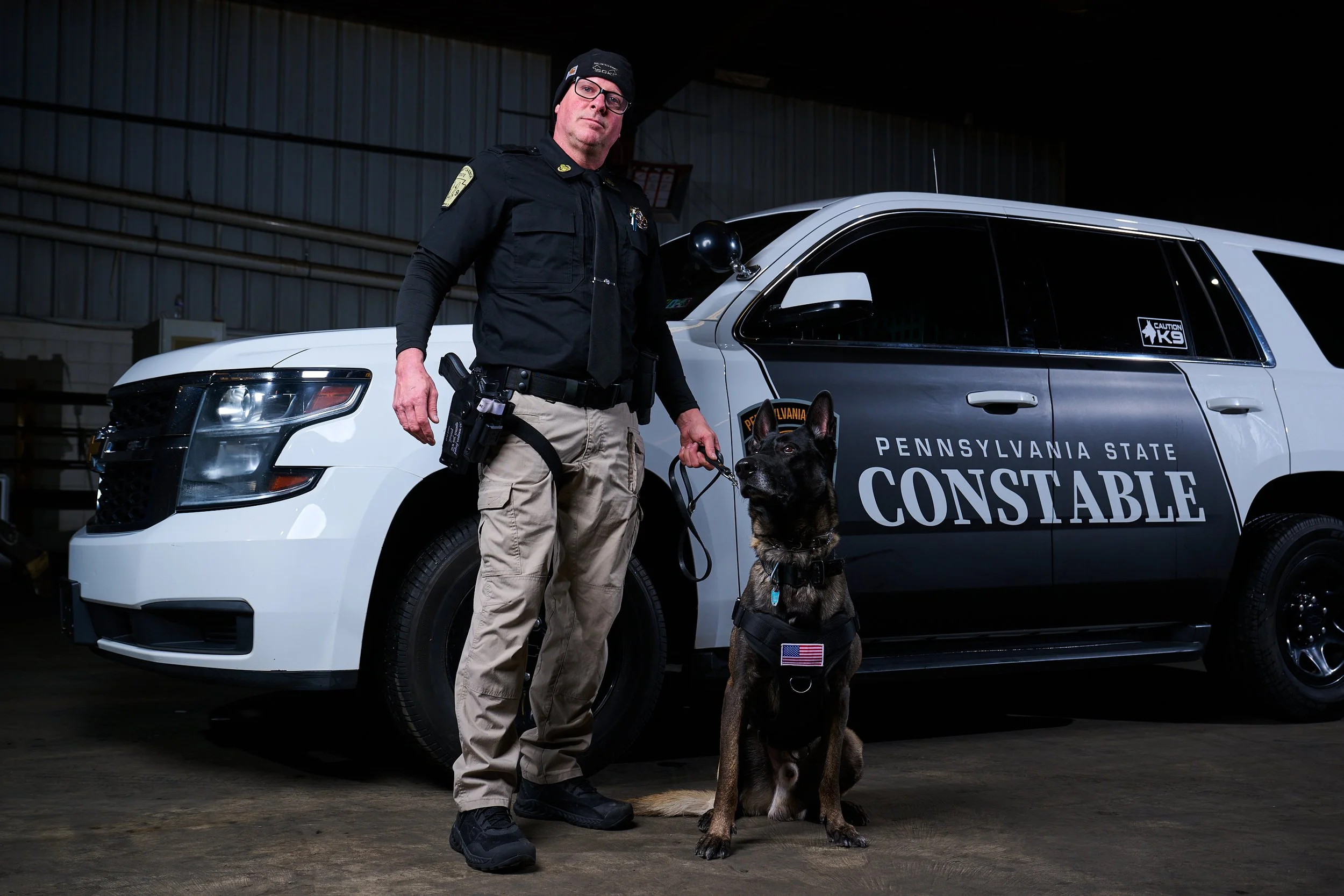 constable smith and K-9 Bladeside.