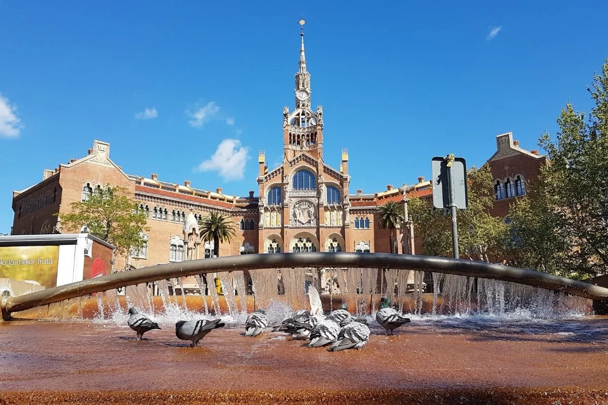 Det modernistiske hospital Recinte Modernista de Sant Pau