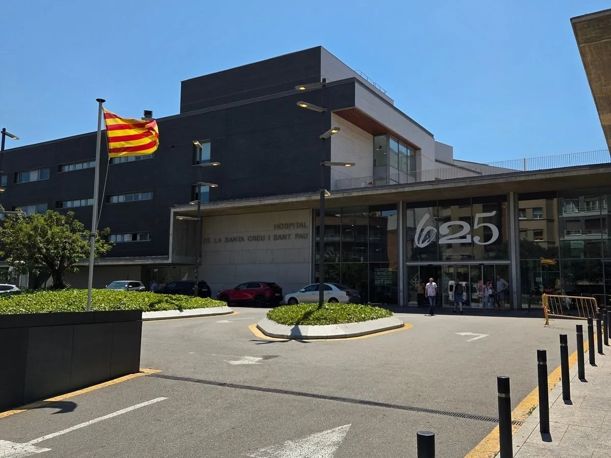 Hospitalet i Barcelona, hvor jeg blev behandlet og opereret for blindtarmsbetændelse