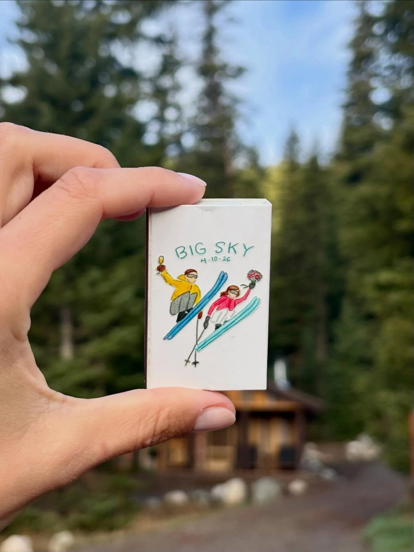 Little illustration for a HUGE celebration! Sarah and Stepper threw one of the most epic parties ever this weekend, and I loved helping design their custom matchbooks. So fun to celebrate these two awesome people in their special place ❤️