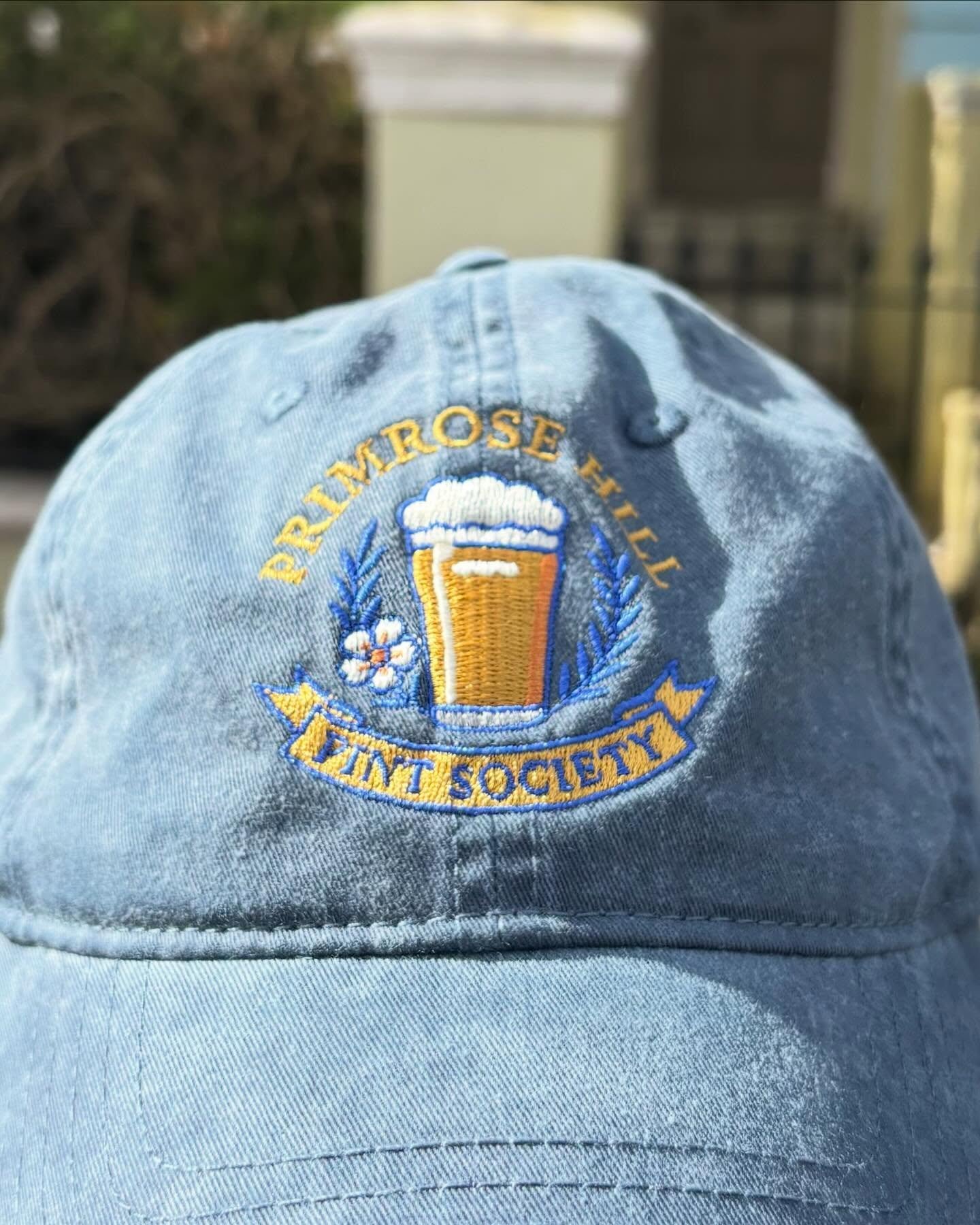 Primrose Hill Pint Society. Private members club energy, homemade merch budget. Batch size: 2. Prestige level: immeasurable.