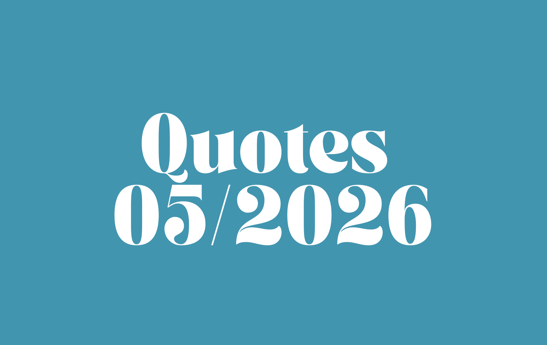Quotes 05/2026