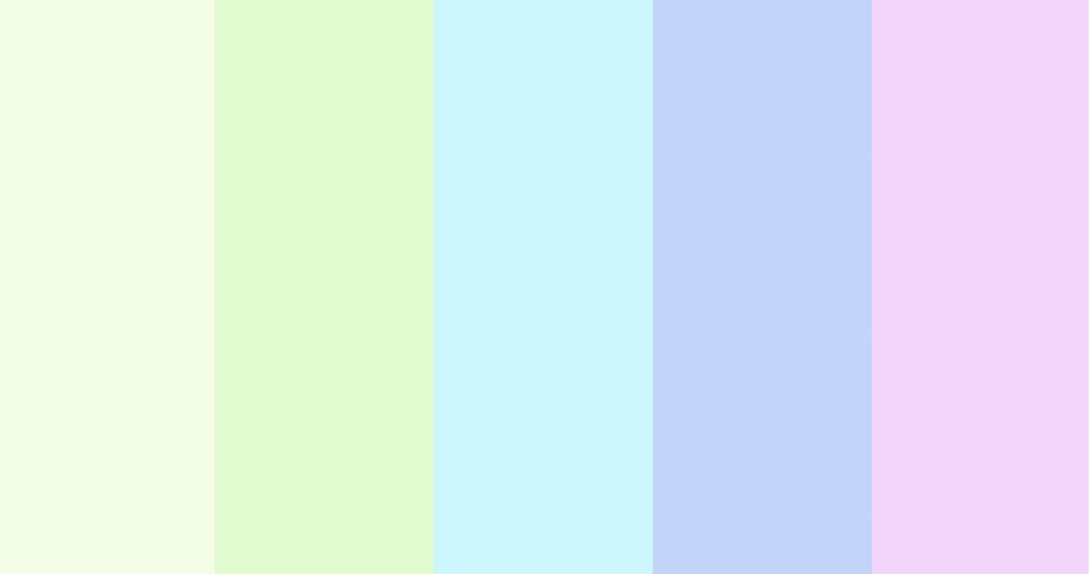 A spring pastel pallet is always nice too.