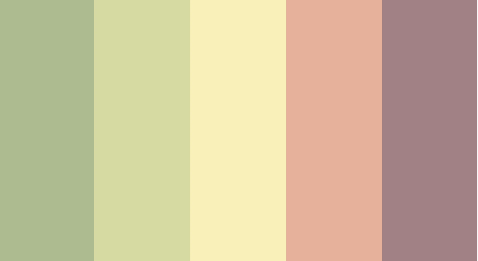 A good fall pastel pallet is always welcome. 