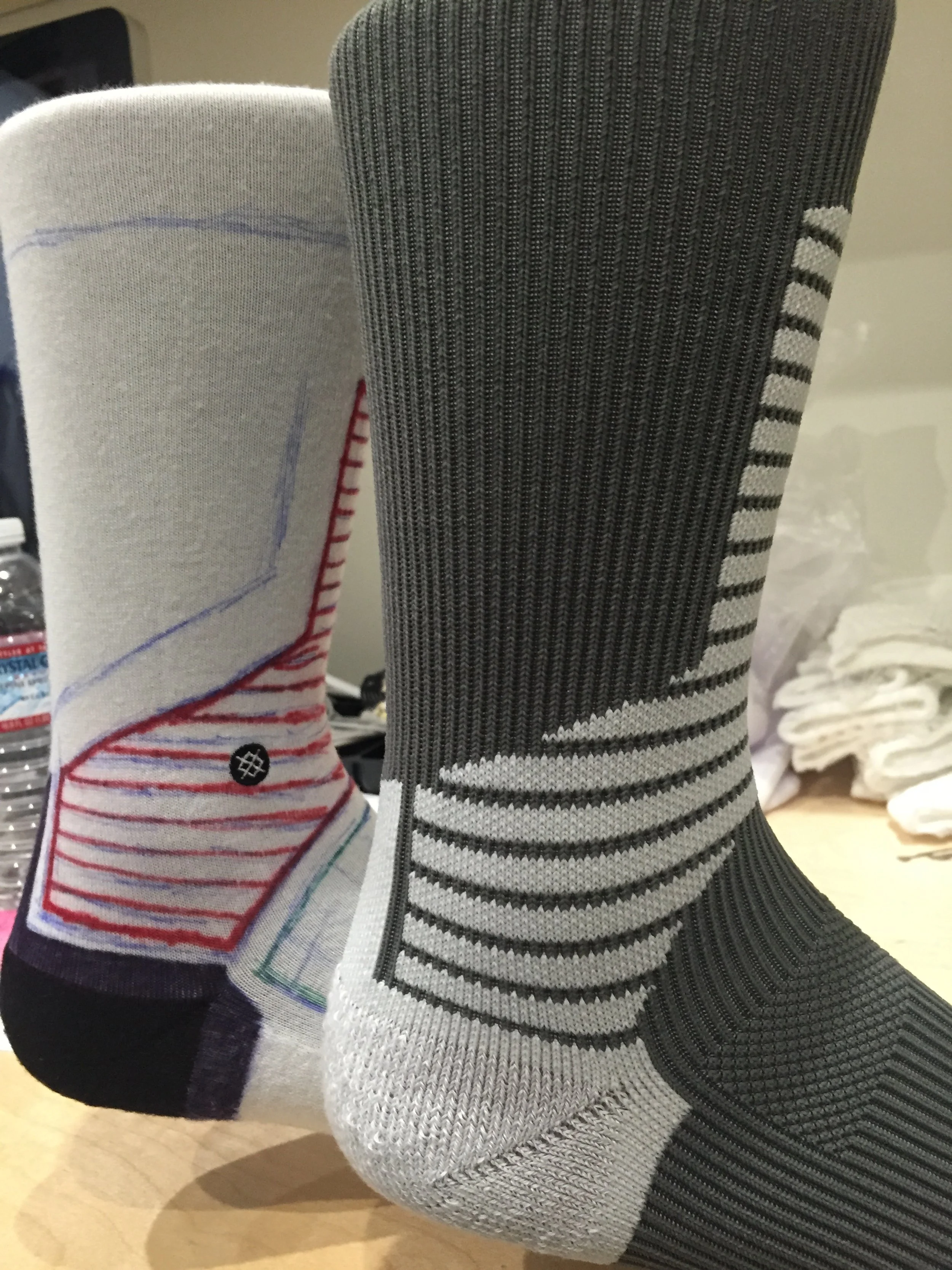 Sketch and proto side by side.